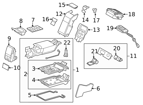 Power Seats for 2017 Lexus LS460 #4