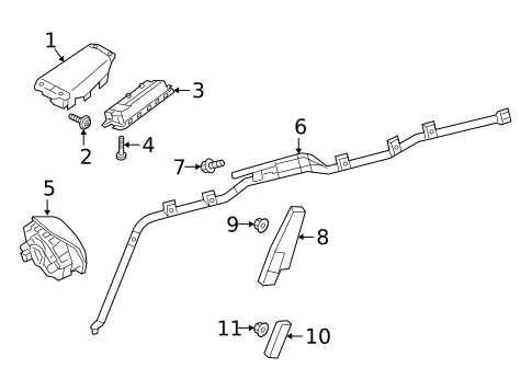 Air Bag Components for 2019 Mercedes-Benz G 63 AMG® #0