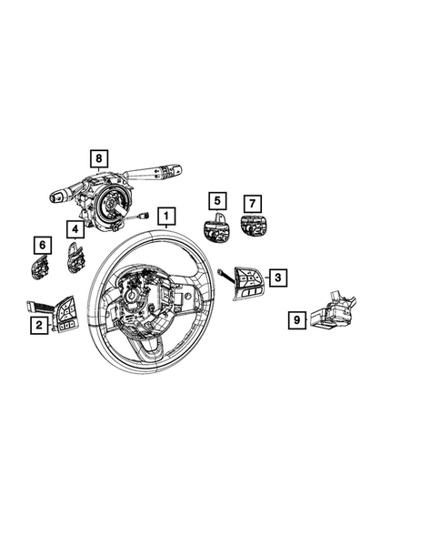 Switches for 2017 Fiat 500X #0