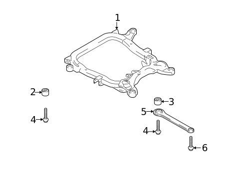 Suspension Mounting for 2007 Saab 9-3 #1