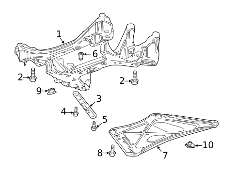 Suspension Mounting for 2017 Cadillac CT6 #2