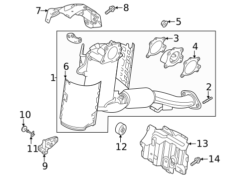 Exhaust Manifold for 2019 Mazda CX-5 #0