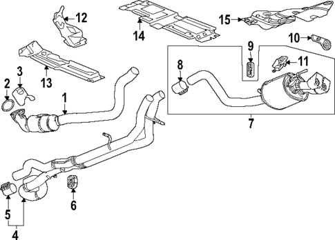 Exhaust Components for 2025 Cadillac Escalade #0