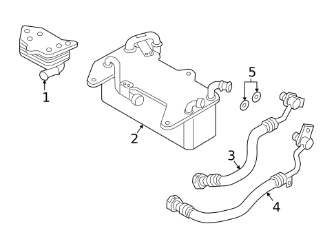 Trans Oil Cooler for 2022 Audi RS5 #0