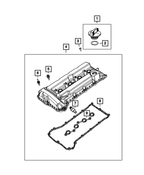 Cylinder Head for 2016 Jeep Patriot #1