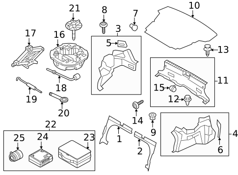 Interior Trim - Rear Body for 2018 Kia Optima #2