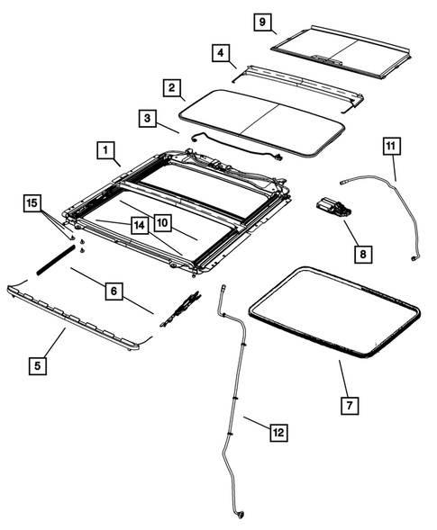 Sunroof for 2008 Dodge Ram 3500 #0