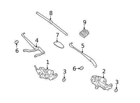 Wipers for 2013 Mercedes-Benz S600 #0