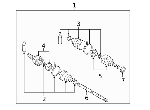 Drive Axles for 2011 Nissan Murano #1