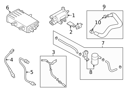 Emission Components for 2012 Kia Sportage #0