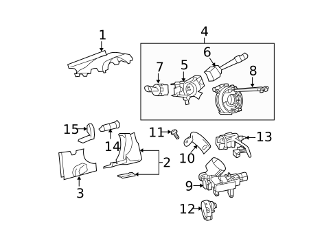 Switches, Solenoids & Actuators for 2009 Chevrolet Equinox #0