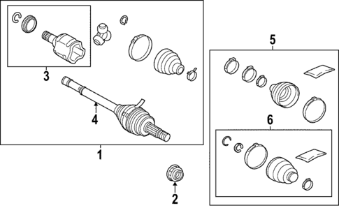 Axle Shaft & Joints for 2025 Lexus NX350h #0