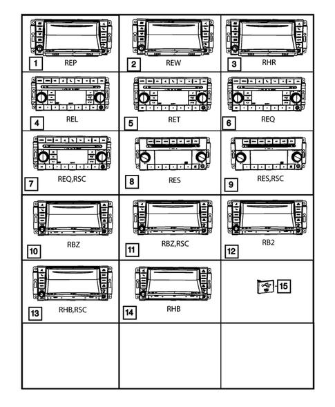 Radio, Antenna, Speakers, DVD, and Video systems for 2011 Dodge Caliber #0
