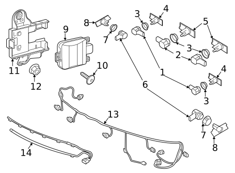 Electrical Components for 2020 Volkswagen Atlas Cross Sport #0