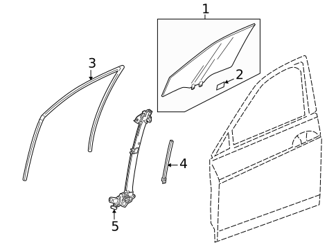 Front Door for 2016 Honda Accord #0
