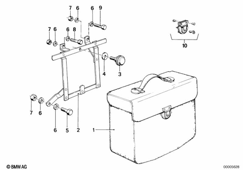 Luggage System for 1984 BMW-Motorrad R 80 #9