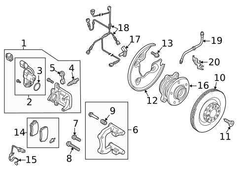 Rear Brakes for 2018 Audi Q5 #1