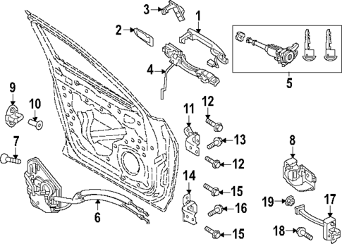 Front Door for 2025 Mazda CX-70 #2