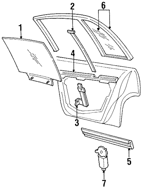 Door for 1997 Oldsmobile Regency #1