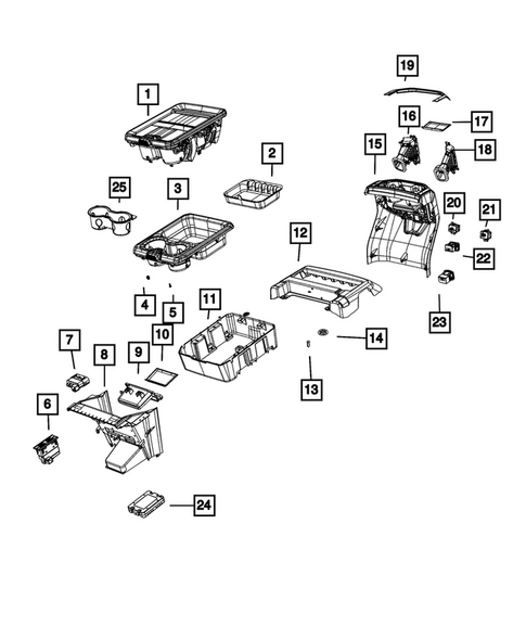 Consoles for 2020 Ram 1500 #1