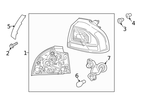 Tail Lamps for 2022 Kia Niro #0