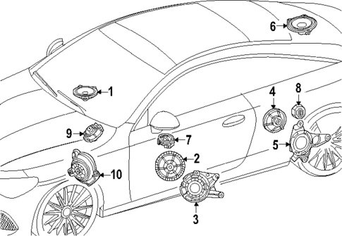 Sound System for 2025 Mercedes-Benz CLE300 #0