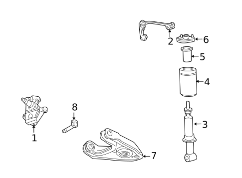Suspension, Springs & Related Components for 2006 Lincoln Mark LT #0