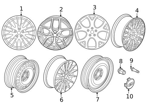 Wheels & Trim for 2017 Ford Focus #1