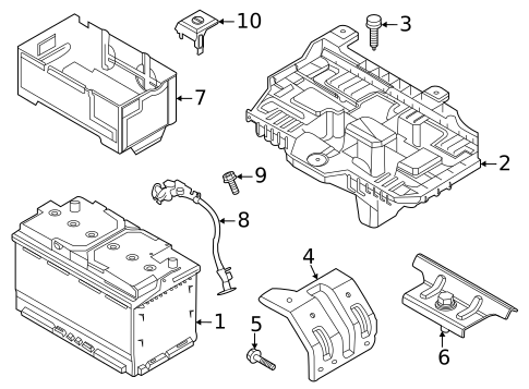 Battery for 2023 Hyundai Palisade #0
