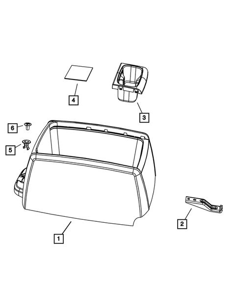 Consoles for 2010 Chrysler Town & Country #5