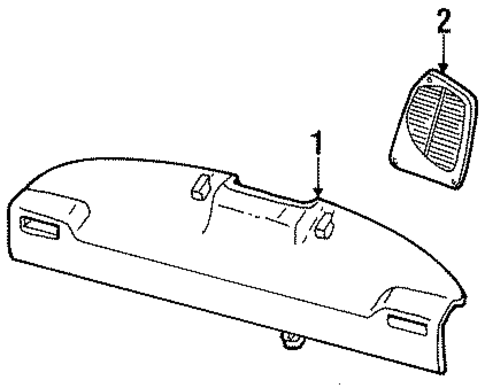 Interior Trim - Rear Body for 1994 Chrysler Concorde #0