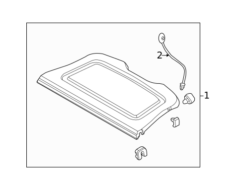 Interior Trim - Rear Body for 2017 Ford Focus #4