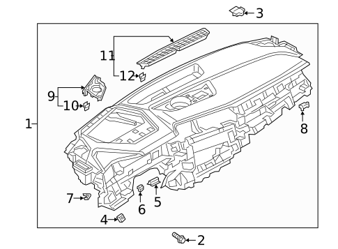 Instrument Panel for 2020 Audi e-tron Sportback #1