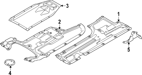 Under Cover & Splash Shields for 2015 BMW 650i xDrive #1