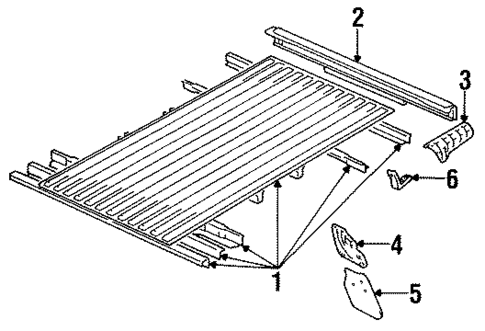 Box Floor for 1992 Toyota Pickup #0
