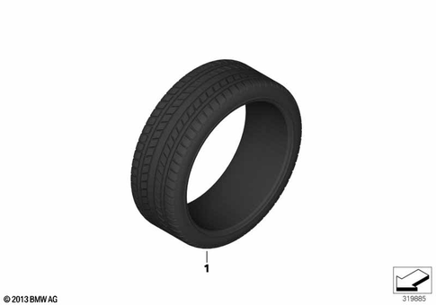 Tire for 2024 Mini Countryman SE ALL4 #1