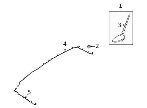 Antenna & Radio for 2013 Kia Forte #0