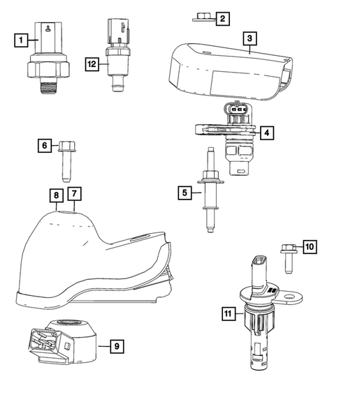 Sensors for 2024 Jeep Wrangler #0