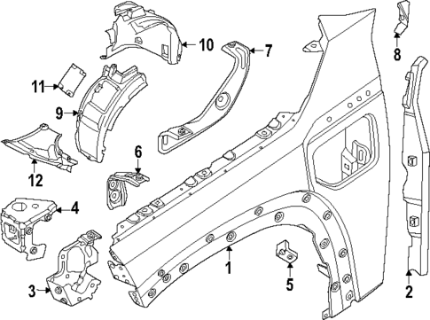 Fender & Components for 2023 BMW XM #0