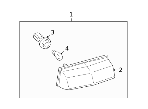 Bulbs - Chassis for 2009 Toyota Matrix #3