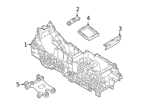Console for 2023 Land Rover Range Rover Evoque #2