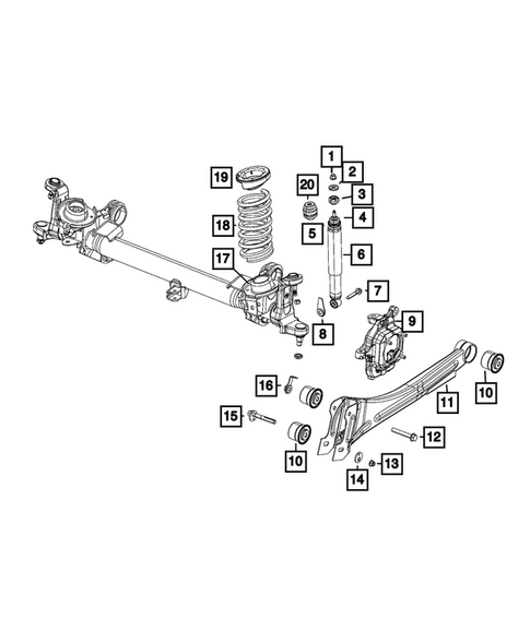 Front Suspension, Strut and Cradle for 2025 Ram 3500 #2