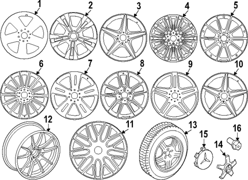 Wheels for 2021 Mercedes-Benz C63 AMG S #0