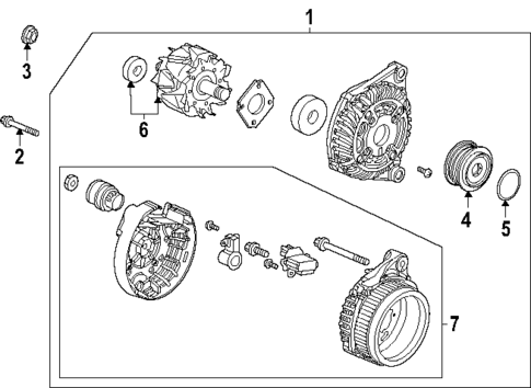 Alternator for 2025 Honda Civic #2
