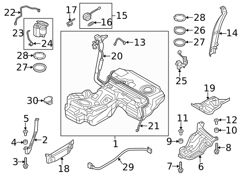 Fuel System Components for 2013 Audi S6 #0