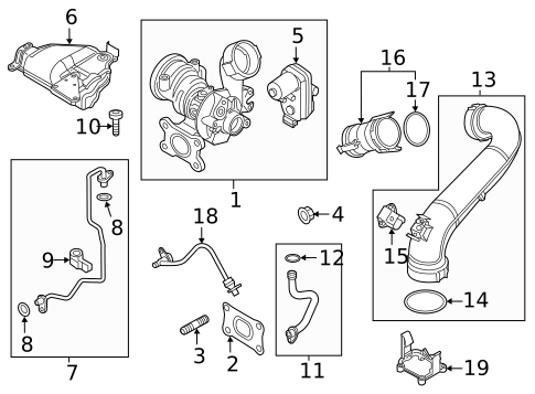 Turbo Charger for 2019 Volkswagen Golf SportWagen #0