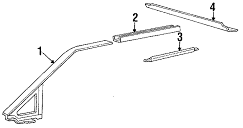Interior Trim - Roof for 1994 Ford Aerostar #0
