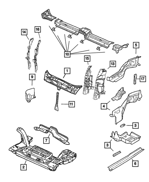 Frames for 2010 Chrysler PT Cruiser #0