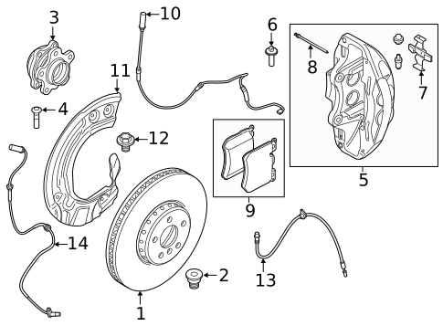 Front Brakes for 2022 BMW X3 #3