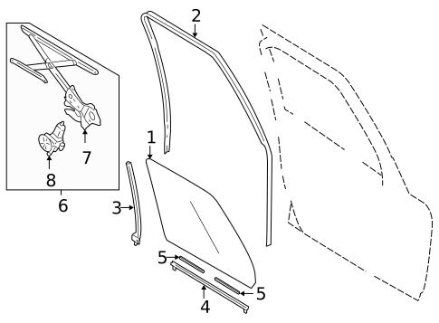 Front Door for 2009 Suzuki SX4 #0